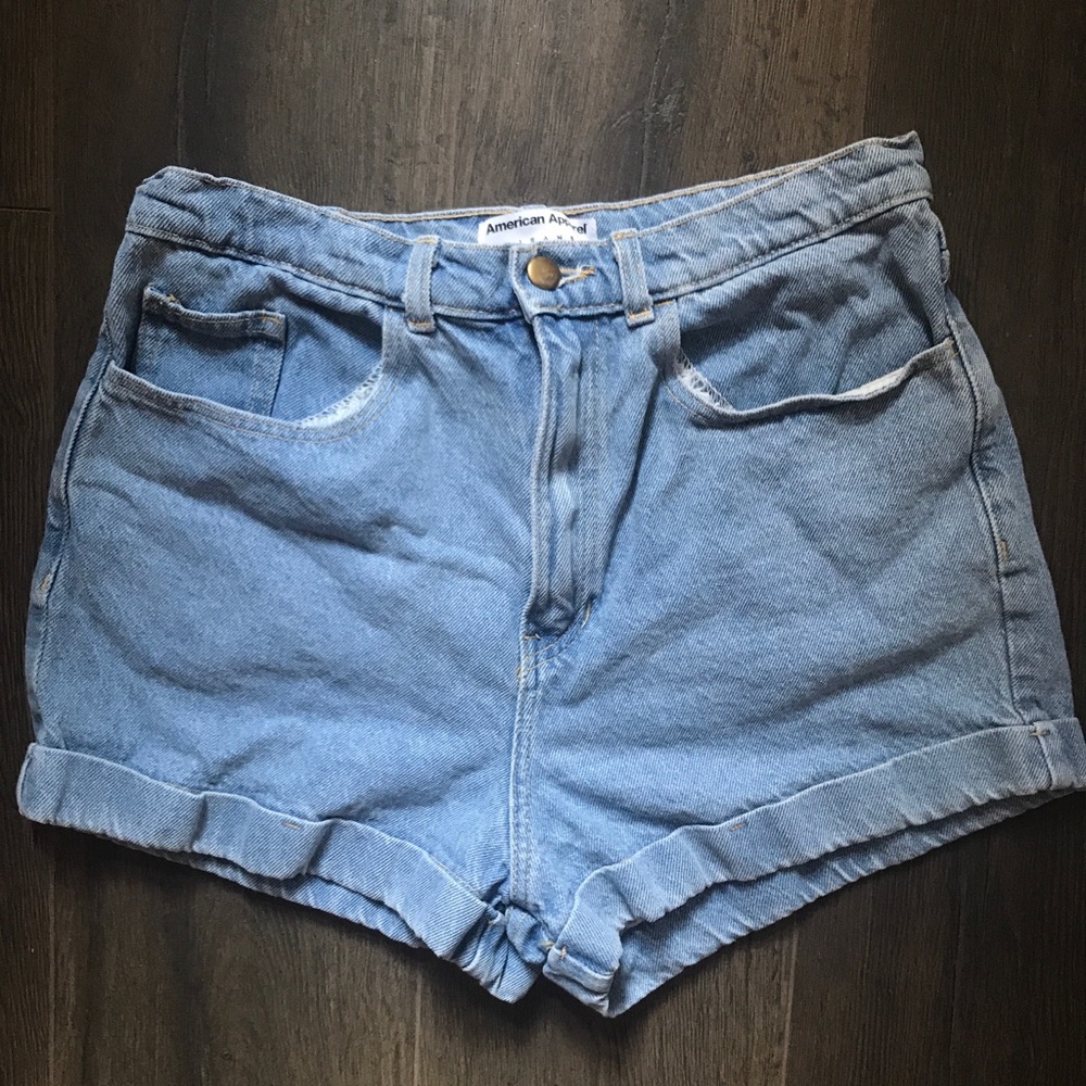 American Apparel High Waisted Shorts
